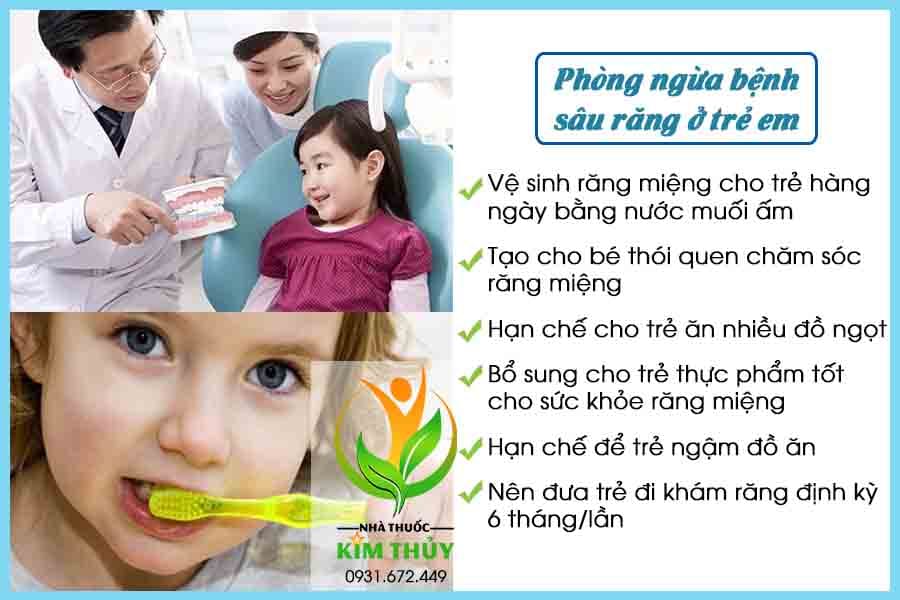 Phòng ngừa sâu răng ở trẻ em